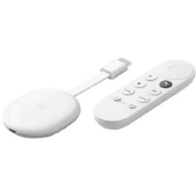 Google chromecast - google tv hd hdmi bluetooth wi-fi telecomanda alb