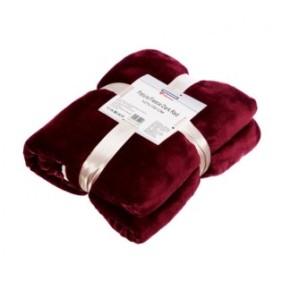 Patura fleece cu blanita dark red 127x150 cm 
material : 100% poliester