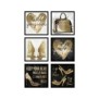 Set 6 tablouri decorative gold heart
material : rama din plastic grosime 2 cm tablou