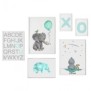 Set 6 tablouri decorative elefant
material : rama din plastic grosime 2 cm tablou printat