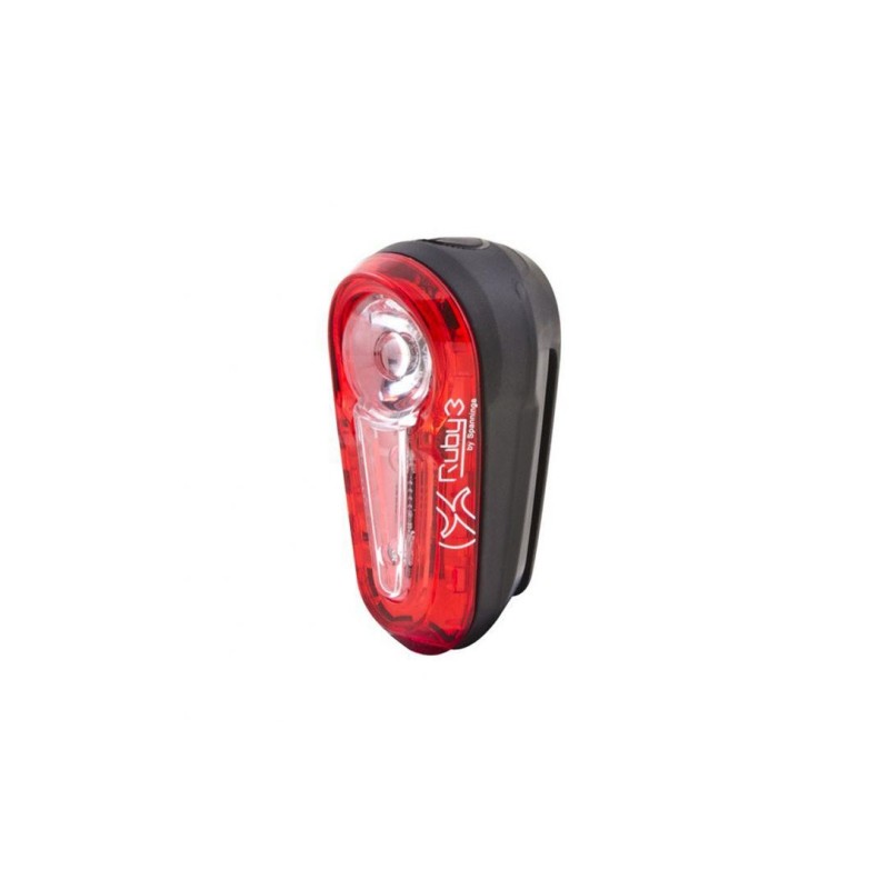 Stop spate spanninga ruby3 999102 1 led 0.5w + 2 led baterie 2xaaa 3 functii