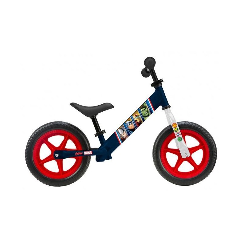 Metal balance bike avengers albastru