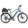 Bicicleta electrica ulzomo metro 26 e-bike 250w 36v 17ah autonomie 100km viteza maxima 25km/h blue