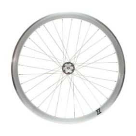 Roata fata single speed/fixie sxt 700-32h 40 mm alb