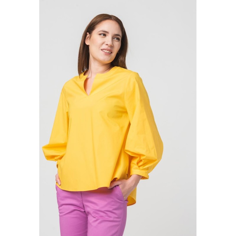 Camasa casual femei yellow m