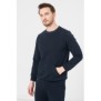 Bluza coton casual barbati navy-xxl