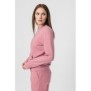 Bluza coton casual femei pink-xl