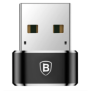 Adaptor baseus mini usb 2.0(t) to usb type-c(m) negru