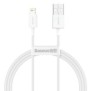 Cablu alimentare si date baseus superior fast charging data cable pt. smartphone usb la lightning