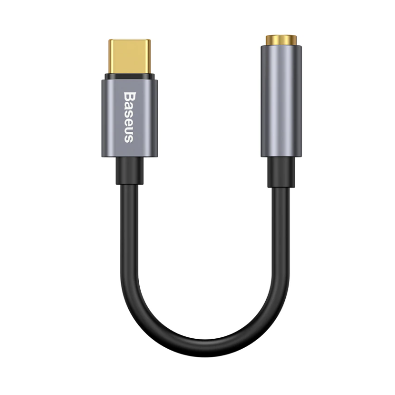 Cablu adaptor baseus 1 x usb type-c (t) la 1 x jack 3.5mm (m) lungime