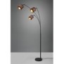 Lampadar reality davos excl.3xe14 comutator picior ↕ 185cm / ↔ 70cm / Ø 12cm metal/textil