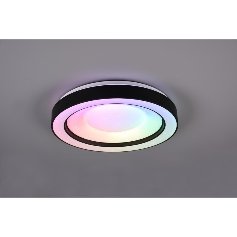 Plafoniera led rgb reality arco 22w 2500 lm lumina alba si color (2700-6000k) telecomanda temporizator