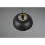 Pendul reality punch excl.1xe27   reglabil pe inaltime Ø 35cm / ↕ 150cm metal auriu/negru