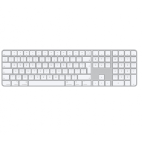 Apple magic keyboard (2021) with touch id and numeric keypad - romanian (2021) - silver