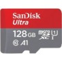 Micro secure digital card sandisk ultra 128gb clasa 10 r/w speed: up to 100mb/s/ 90mb/s