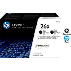 Toner hp cf226xd negru pachet 2 x cf226x 2 x 9000 pagini