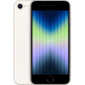 Apple iphone se 3 5g (2022) 4.7 128gb starlight (white) (no adapter & headphones)