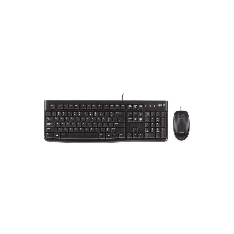 Kit logitech mk120 tastatura cu fir standard usb 2.0 layout us intl mouse optic numar