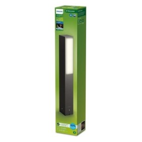 Stalp led pentru exterior philips stratosphere 3.8w 800 lm lumina neutra (4000k) ip44 420x60x76mm antracit