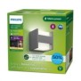 Aplica led pentru exterior philips arbour up&down 3.8w 800 lm lumina calda (2700k) ip44 130x130x130mm