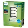 Aplica led pentru exterior philips python 3.8w 800 lm lumina calda (2700k) ip44 215x171x84mm antracit