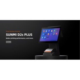 Sunmi desktop pos system l1586 d2s plus (15.6+15.6 2gb + 16gb printer 80mm wifi adapter