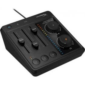 Hyperx audio mixer pentru microfoane xlr si jack 35mm phantom power 48v butoane mute indicatoare