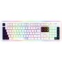 Tastatura mecanica cu fir aqrys aludra 104 taste switch  gateron g pro 2.0 red iluminare