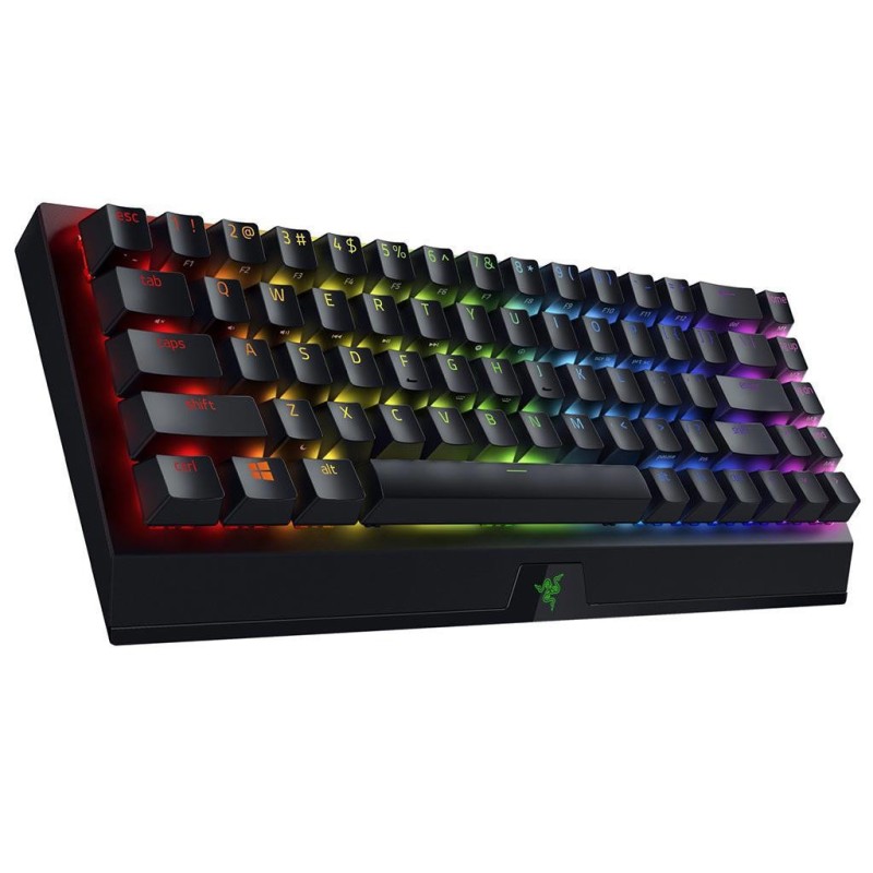 Tastatura mecanica gaming razer blackwidow v3 mini hyperspeed yellow switch conexiune wireless/bluetooth/cu fir iluminare led