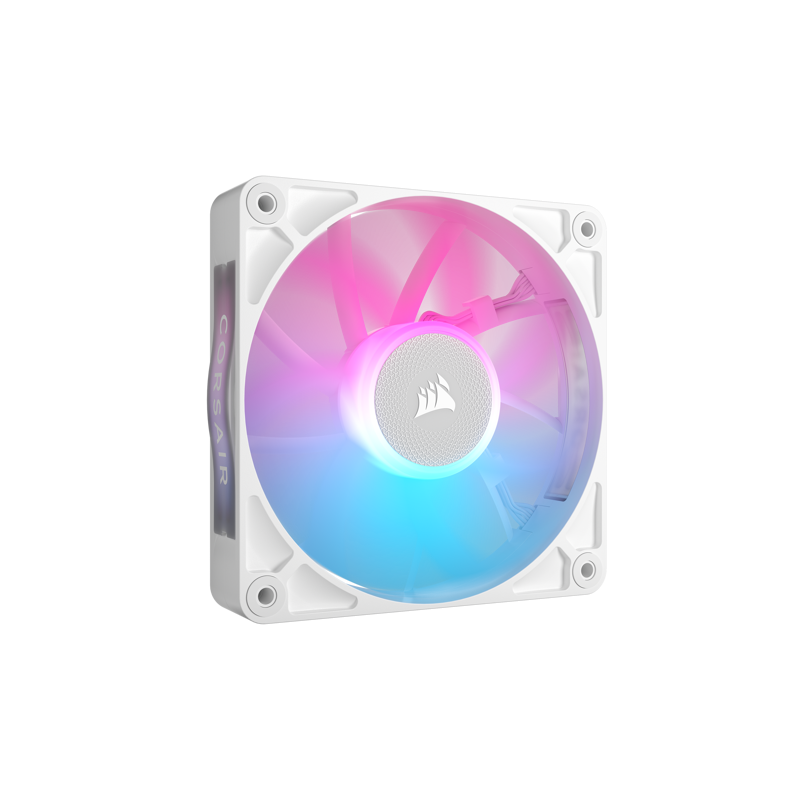 Ventilator carcasa corsair icue link rx120 rgb alb viteza 0.400-2100 rpm +/- 10% airflow: 10.5-74.2