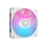 Ventilator carcasa corsair icue link rx120 rgb alb viteza 0.400-2100 rpm +/- 10% airflow: 10.5-74.2