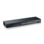 Switch zyxel gs1900-24ep-eu0101f 24 porturi black zyxel gs1900-24 24-port gbe l2 12 port poe smart