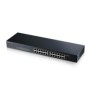 Switch zyxel gs1900-24ep-eu0101f 24 porturi black zyxel gs1900-24 24-port gbe l2 12 port poe smart