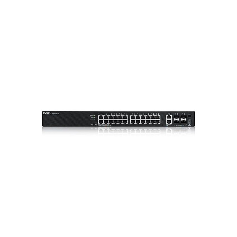 Xgs2220-30 l3 access switch 24x1g rj45 2x10mg rj45 4x10g sfp+ uplink incl. 1 yr nebulaflex