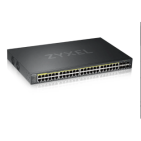 Gs2220-50hpeu region48-port gbe l2 poe switch with gbe uplink (1 year ncc pro pack license
