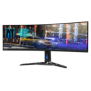 Monitor gaming 44.5 lenovo r45w-30 led va wled 5120x1440 165hz / 170hz (overclock) 32:9 anti-glare