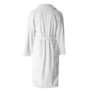 Man bathrobe 500/550 gsm 100% organic yarn 100% cotton universal size - white