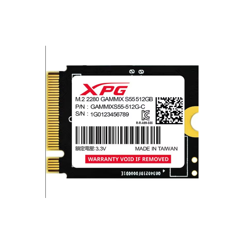 Ssd adata xpg gammix s55 512gb pci express 4.0 x4 m.2 2230