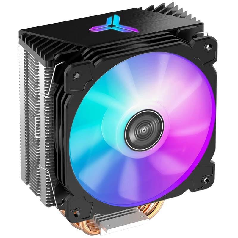 Cooler procesor jonsbo cr-1000 cpu rgb 120mm negru pwm 4pin viteza: 700-1800 rpm +/- 10%