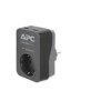 Apc essential surgearrest 1 outlet 2 usb ports black 230v germany