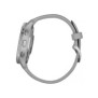 Ceas garmin smartwatch venu 2 plus silver stainless steel bezel with powder grey case and