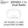 Wireless acces point hp aruba 103 instant 1 port gigabit wireless n 2 antene dual-band