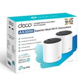 Tp-link ax3000 whole home mesh wi-fi 6 system deco x55(2-pack)  standarde wireless: ieee 802.11ax/ac/n/a 5