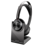 Poly voyager focus 2 microsoft teams certified usb-a headset with charging stand