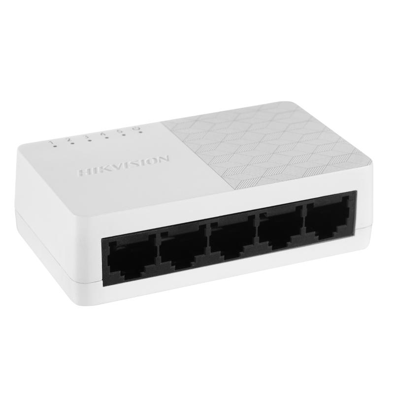 Switch hikvision ds-3e0505d-o: 5 x 10/100/1000 mbps ethernet port 5 × gigabit rj45 port tensiune