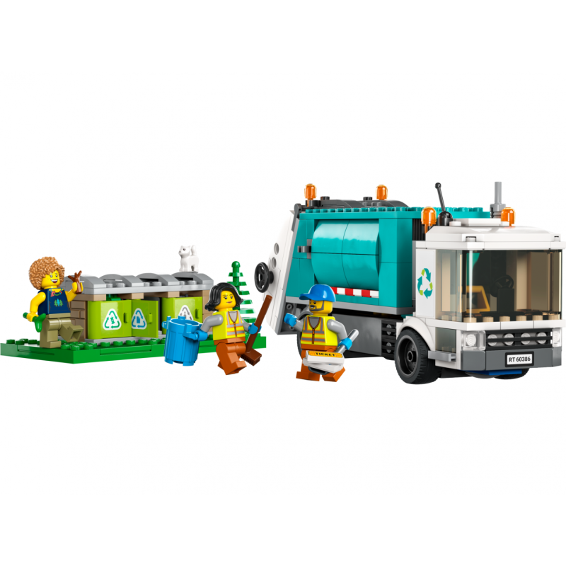 Camion de reciclare lego 60386