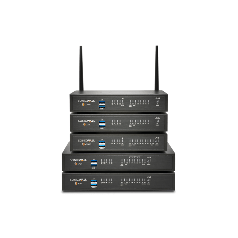 Firewall sonicwall model tz270 8xgbe 2xusb 3.0 firewall throughput 2gbps ips throughput 1gbps vpn throughput