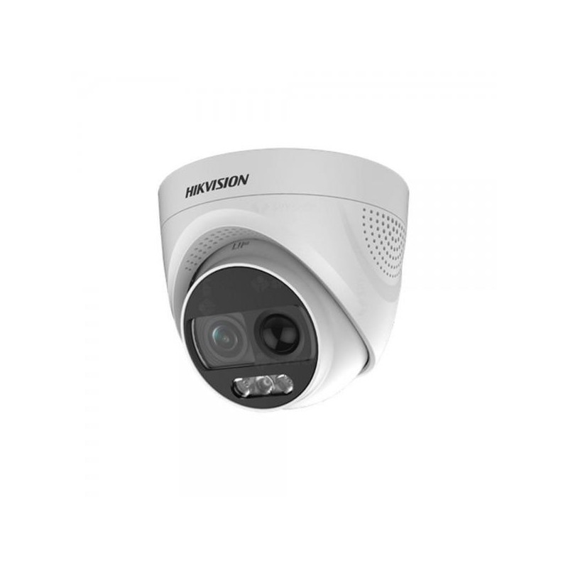 Camera supraveghere hikvision turbo x colorvu turret ds-2ce72dft-pirxof28(2.8mm) 2mp colorvu imagini color 24/7 detectie pir