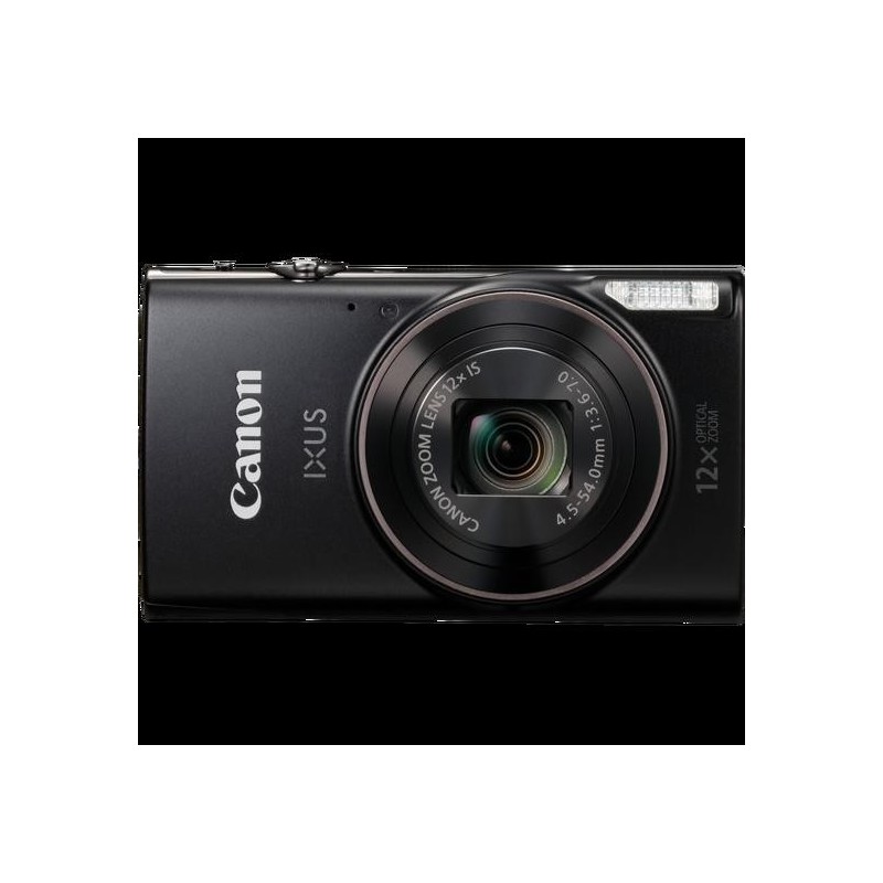 Camera foto canon ixus 285hs black rezolutie 20.2 mp cmos zoomoptic12x 3.0 lcdstabilizator optic de