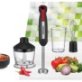 Blender de mana heinner hhb-dc1200bkrd 1200w motor dc viteza variabila + turbo picior blender inox